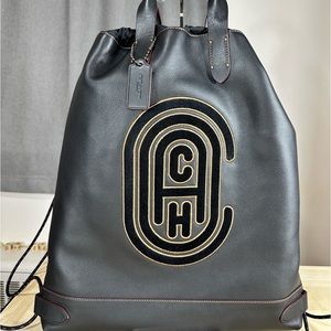 COACH backpack drawstring